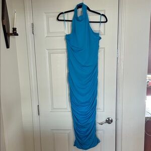 Superdown Vibrant Blue Backless Dress